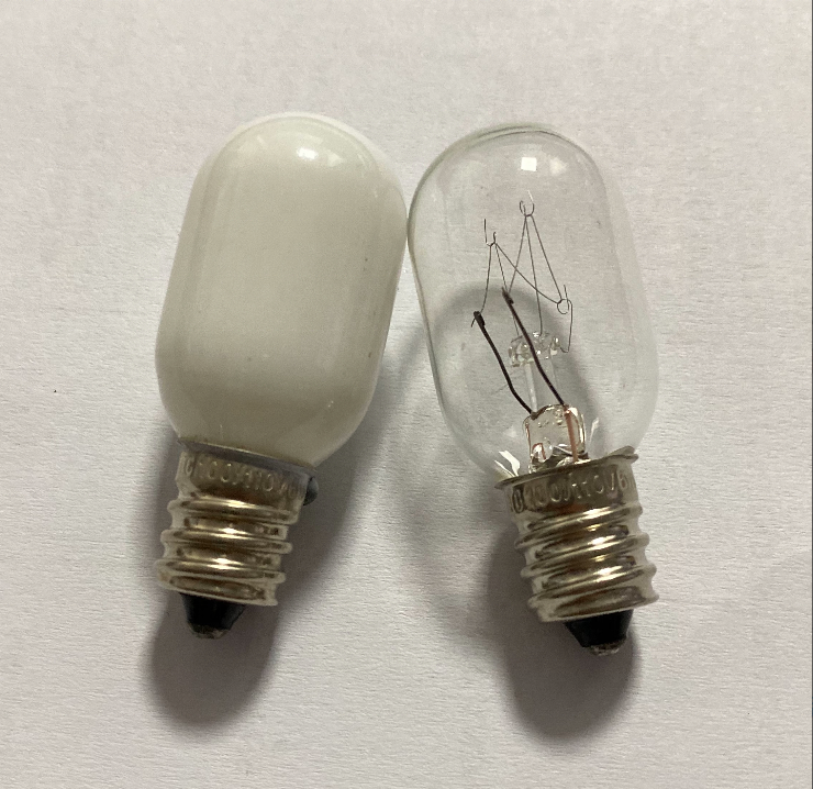 T20 Small Night Light Bulb T20 Refrigerator Bulb E14 E12 Salt Lamp Incandescent T20 Colorful light bulb