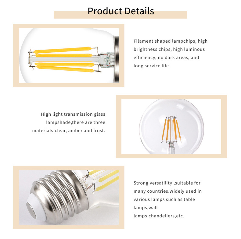 G40 LED Festive Light bulb G40 LED Christmas Light bulb E12 LED light bulb