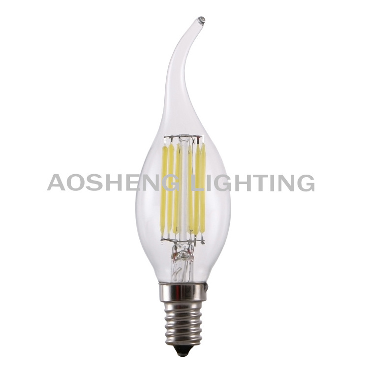 C35 LED Filament Bulb  C35 LED decorative bulb E12 LED candle bulb