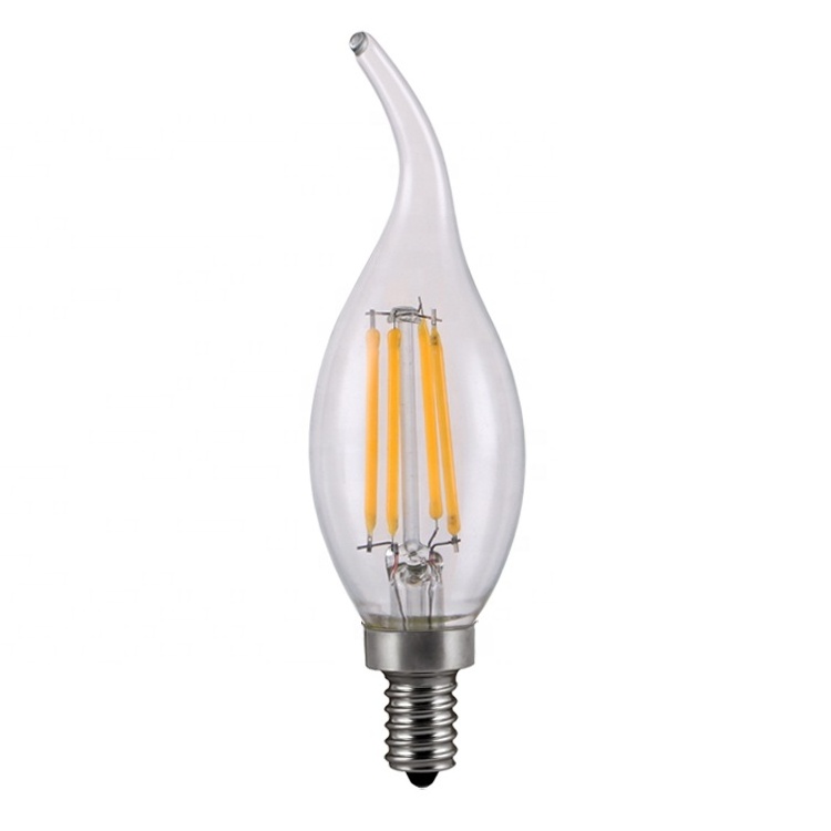 C35 LED Filament Bulb  C35 LED decorative bulb E12 LED candle bulb