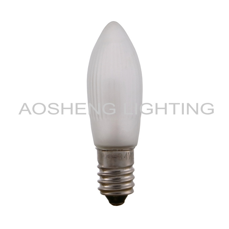 C6 LED frosted bulb 8-55V0.1-0.2W C6 LED bridge bulb E10 LED filament bulb