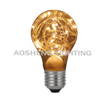 A19 LED Star Light bulb A60 LED Copper Wire light bulb  A60 LED decorative holiday light bulb