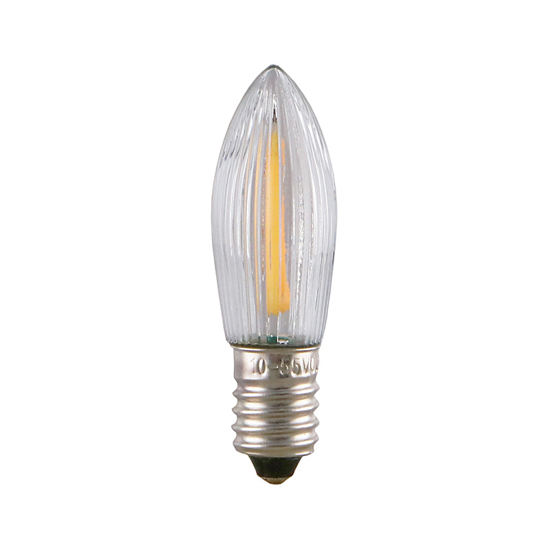 C6 LED frosted bulb 8-55V0.1-0.2W C6 LED bridge bulb E10 LED filament bulb