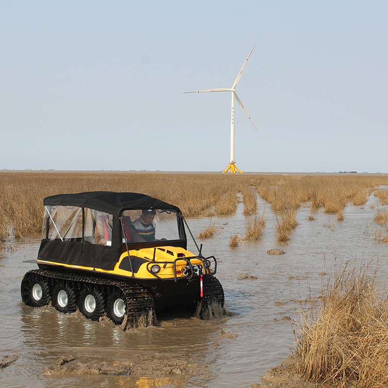 off road vehicle 4x4 cheap amphibious vehicles for sale mountain swamp river snowfield all terrain amphibious tracked vehicle