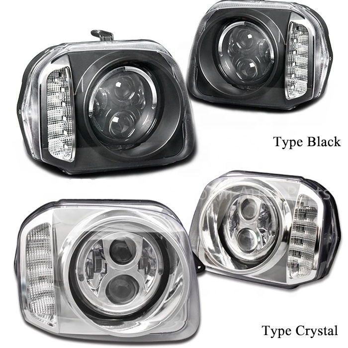 use for suzuki Jimny JB23W JB33 JB43W JB23 1998-2018 Off-Road LED DRL Head light Car Auto Head Lamp Parts