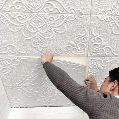 Modern Moisture-Proof Brick Pattern Three-Dimensional Removable Wall Panels Self Adhesive Tiles Wall Stickers for Office Hotel