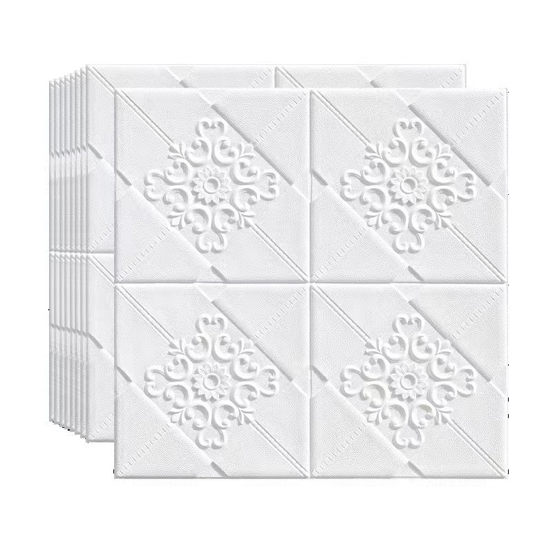 Modern Moisture-Proof Brick Pattern Three-Dimensional Removable Wall Panels Self Adhesive Tiles Wall Stickers for Office Hotel