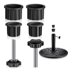 6pcs/set Umbrella Base Stand Hole Parasol Base Support Hole Ring Plug Cover  Umbrella Stand Replacement Spare Parts