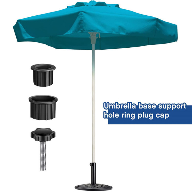 6pcs/set Umbrella Base Stand Hole Parasol Base Support Hole Ring Plug Cover  Umbrella Stand Replacement Spare Parts