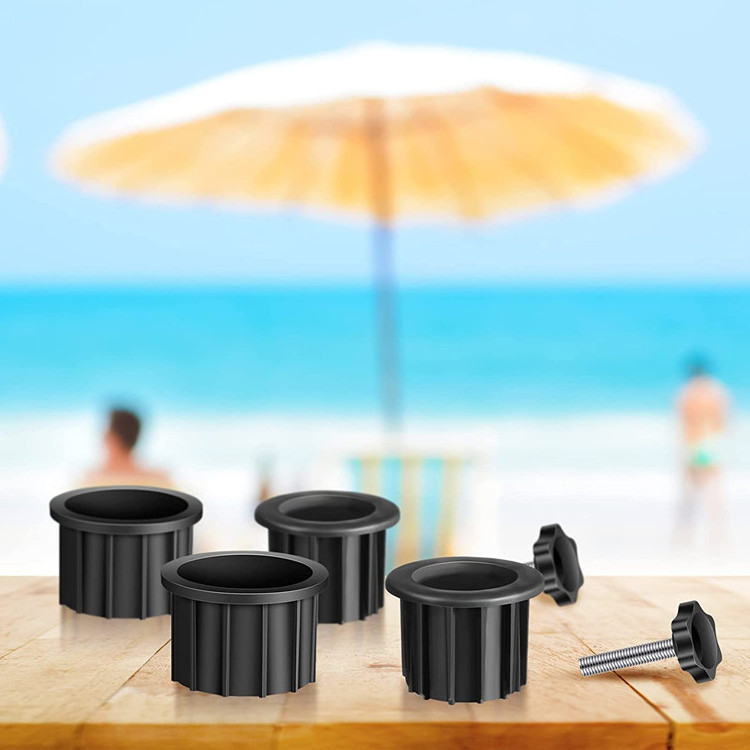 6pcs/set Umbrella Base Stand Hole Parasol Base Support Hole Ring Plug Cover  Umbrella Stand Replacement Spare Parts