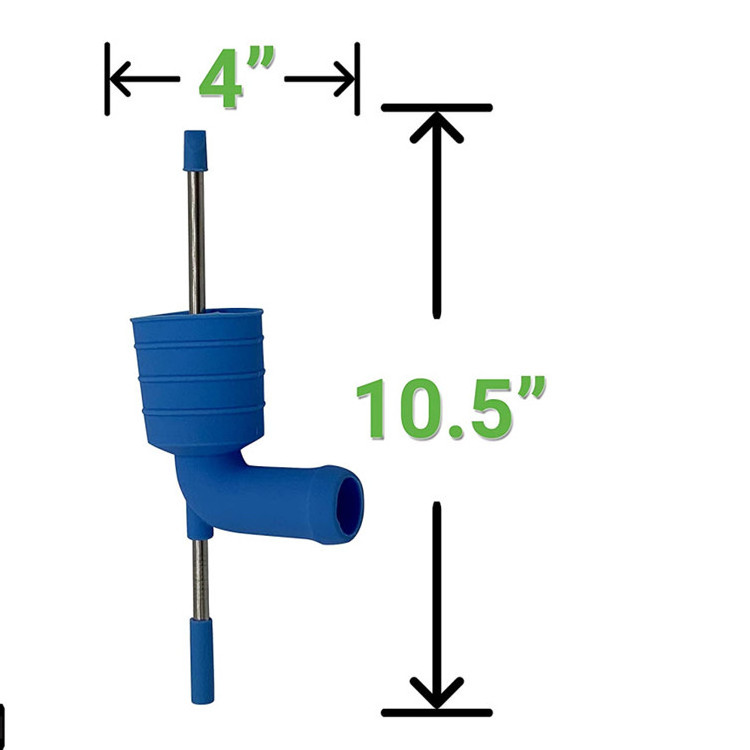 Beer Dispenser, Beer Snorkel, Drinking Snorkel  Silicone Beer Bottle Blower for Glass Beer Bottles and Cans