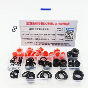 Faucet Rubber Washers Assortment Kit for Assorted Outdoor  Stem Worn and Plumbing Garden Shower Hose Washer Seal Repair