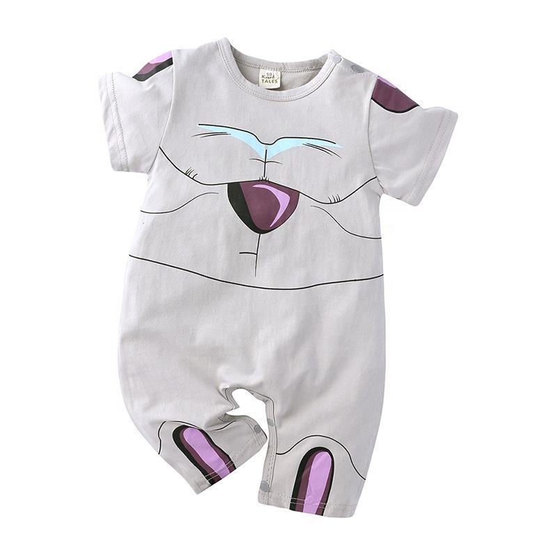 Cartoon animation baby boy short-sleeved jumpsuit foreign trade baby Japanese jumpsuit crawling suit baby jumpsuit