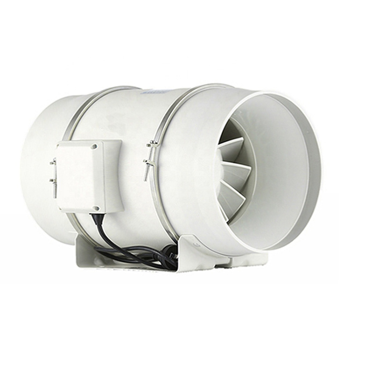 Hydroponic 4 6 5 8 10 Inches Customization Mixed Flow Inline Duct Fan for Grow Tent Silent Extractor Fan