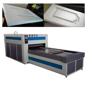 QingDao kitchen cabinet laminated pvc mdf door vacuum membrane press machine