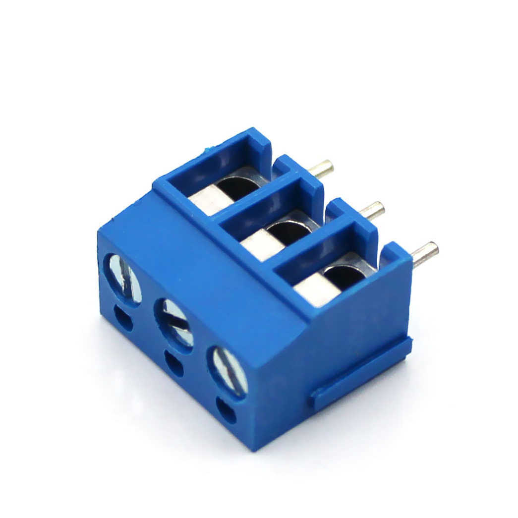 FET2.5-XX-500-00 2P 3P PCB UNIVERSAL SCREW TERMINAL BLOCKS BLUE PLASTIC HEIGHT 12.5mm KF300 DG300 5.0mm PITCH 2PIN 3PIN CAN BE C