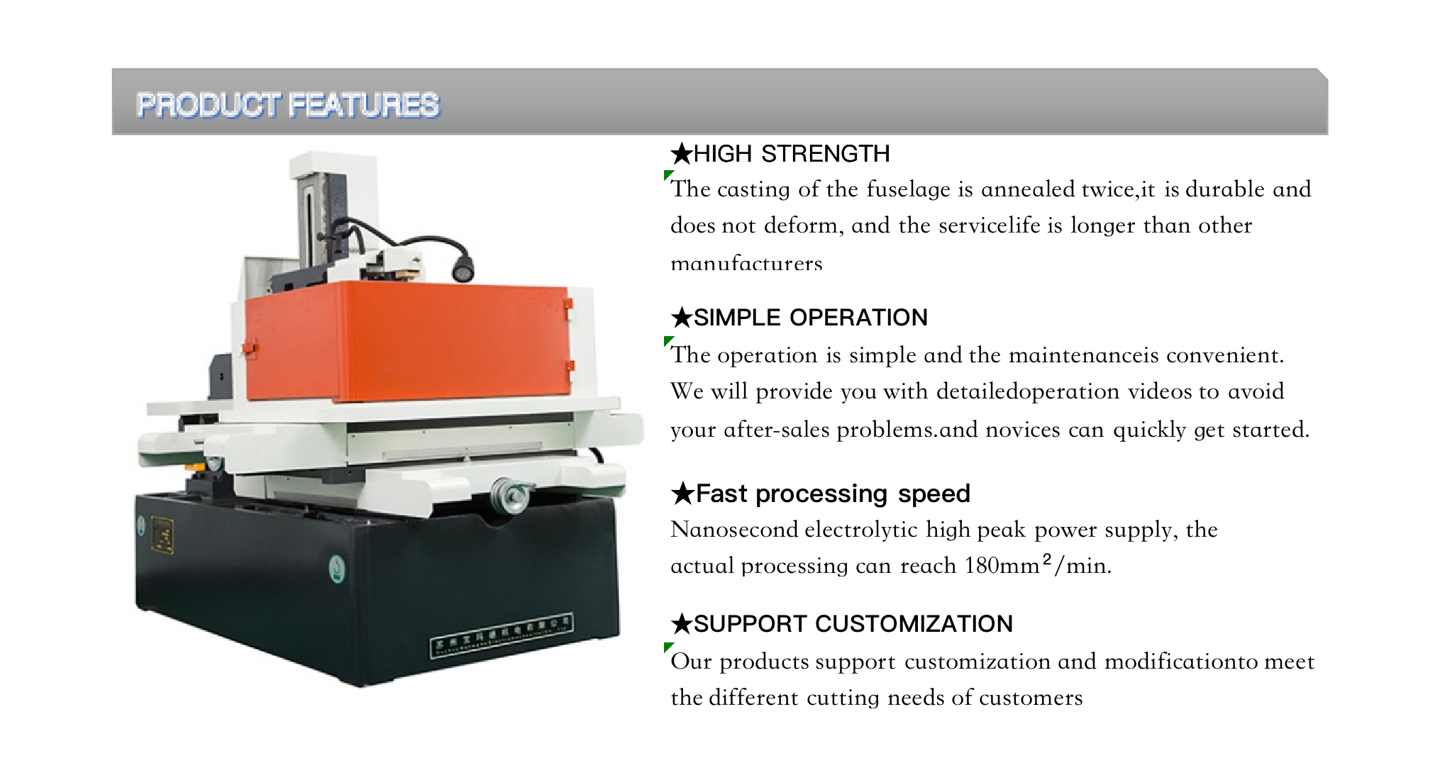 Low price cnc Edm wire Cutting Machine DK7763 (Desktop computer control cabinet)