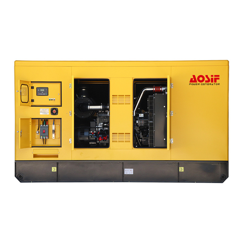 AOSIF sale generators 3 phase diesel power generator set with brand engine 100kva 200kva 600kva generator