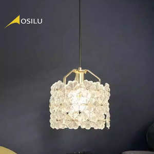 Luxury Modern Hanging LightsLiving Room Restaurant Fixtures White Flower Chandelier Light