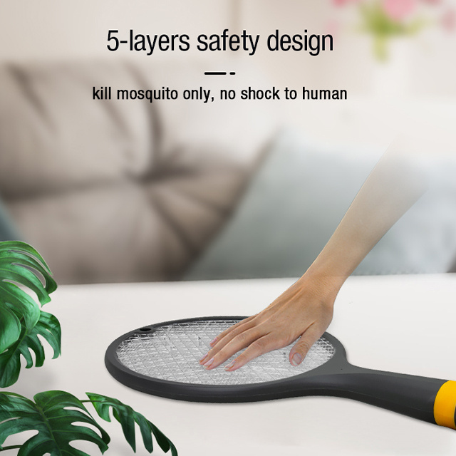 Mosquito Killer Bat UV Led Light Electronic Bug Zapper Racket Hand Mosquito Swatter