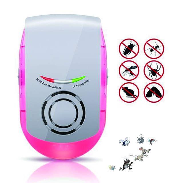 New Summer Product Indoor Pest Electronic Plug in Pest Repellent Mosquito Mice Roach Ultrasonic Mouse Repeller