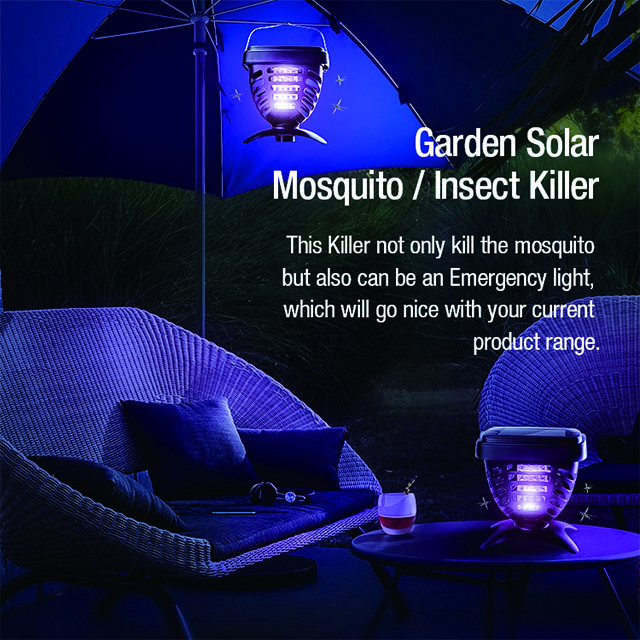 Portable Garden Outdoor Solar Insect katch Repellent Bug Zapper Automatic Fly Catcher Trap Mosquito Killer Lamp