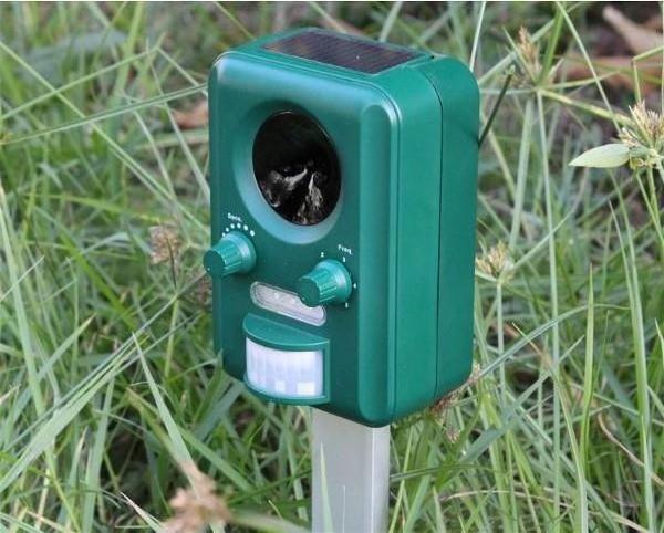 Solar Battery Logo Custom Eco Friendly Certified Backyard cat bird repeller animal repellent dog Anti