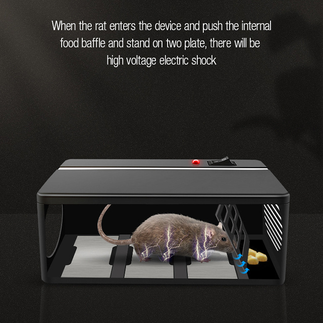 2023 New Arrivals Control Pest Rat Killing Humane Mouse Killer Electric Rat Bait Station