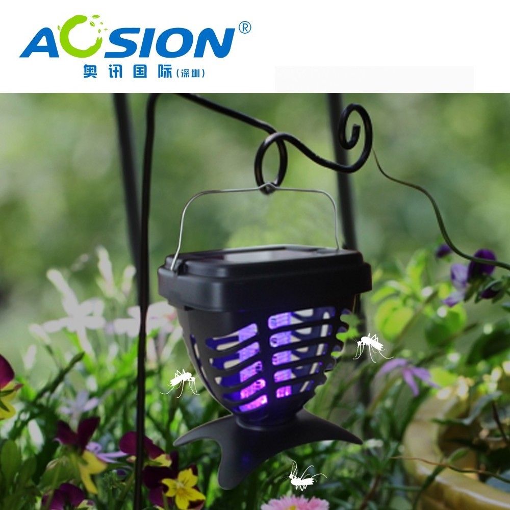 Best Seller 2023 Outdoor Solar Insect  Repellent Bug Zapper Electrical Fly Catcher Swatter Trap Mosquito Killer Lamp