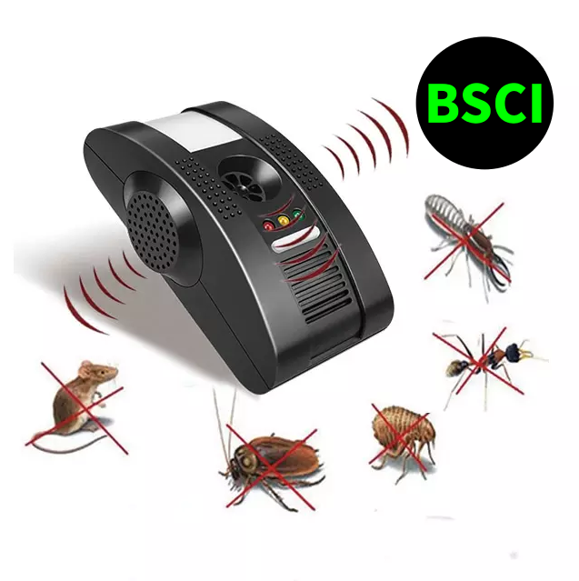 Hot Selling 3 in 1 Indoor Electronic Multi-Functional Insect Pest Mouse Control Ultrasonic Mosquito Repeller