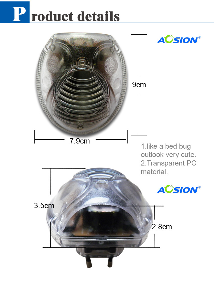 Indoor Ultrasonic Electric Plug-In Pesticide Insect Flea Lizard Spider Bug Deterrent Mosquito Repeller for Cockroach Control