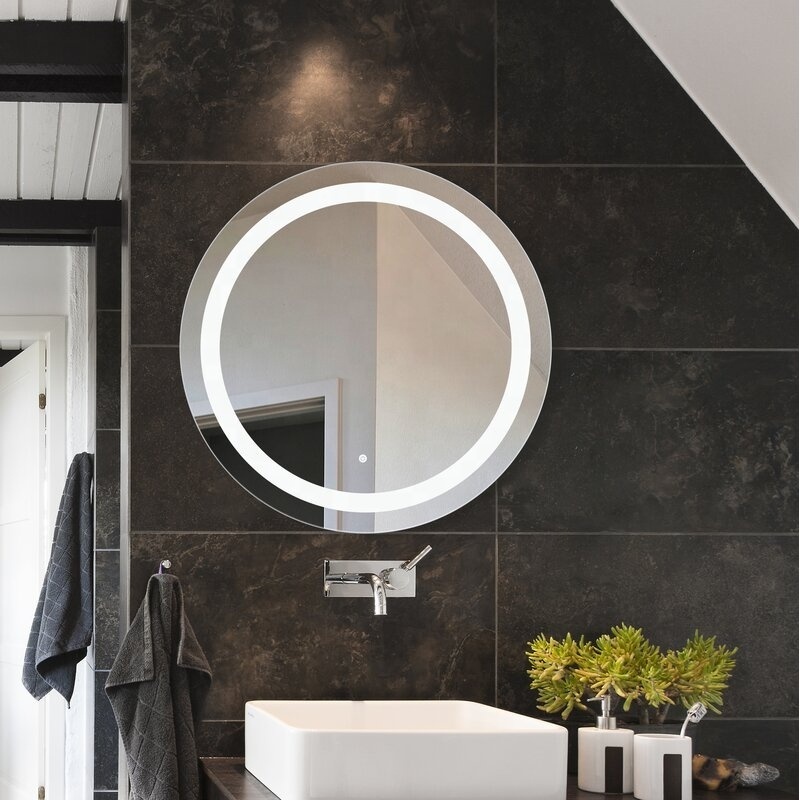 wall mirror with led light fogless shower mirror vanity mirror with lights