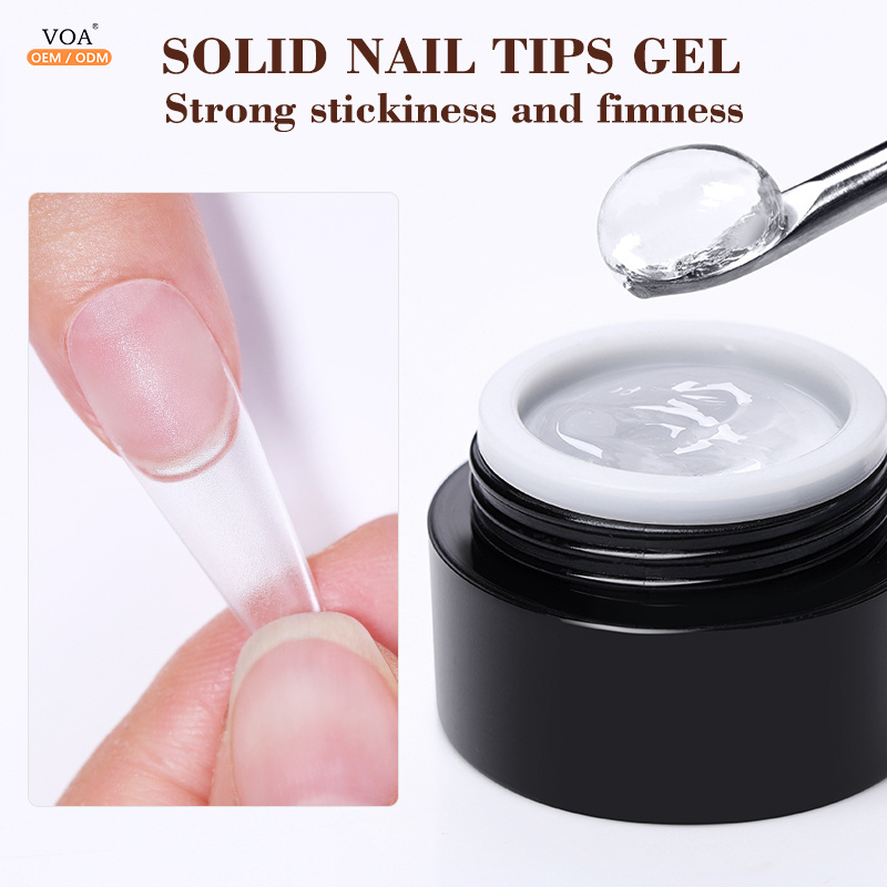 Aosmei 15ml Solid clear Adhesive Nail Tip Glue  for nail art extension gel nail polish