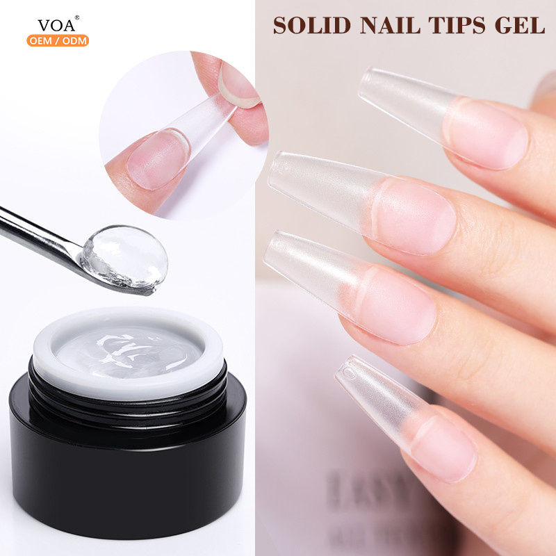 Aosmei 15ml Solid clear Adhesive Nail Tip Glue  for nail art extension gel nail polish