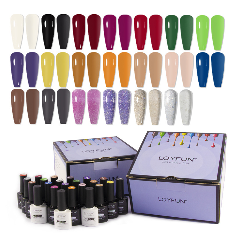 Aosmei 15ml Enamel long lasting hema free Non-Toxic UV Glue High Quality uv Gel Nail Polish resin 80 colors kit gel nail polish