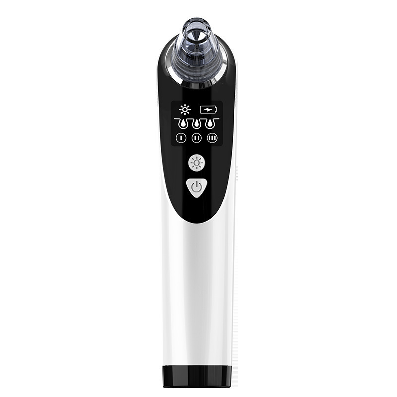 Blackhead Remover Pore Vacuum Absorption Bottom Heating Blackhead Removal Blackhead Cleansing Machine with Display Screen