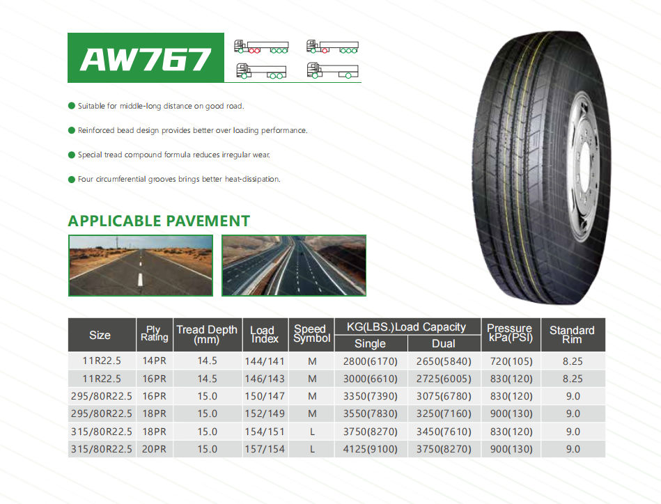 275 70 R22.5 275/70R22.5  heavy radial tyre Chinese brand AULICE TYRE FACTORY for trucks for sale