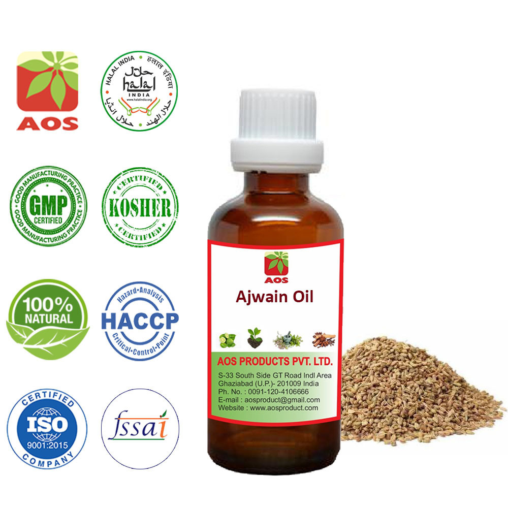 Ajwain Oil 100% Pure and Natural for Food Cosmetic and Pharma Grade Impeccable Quality at the Best Prices