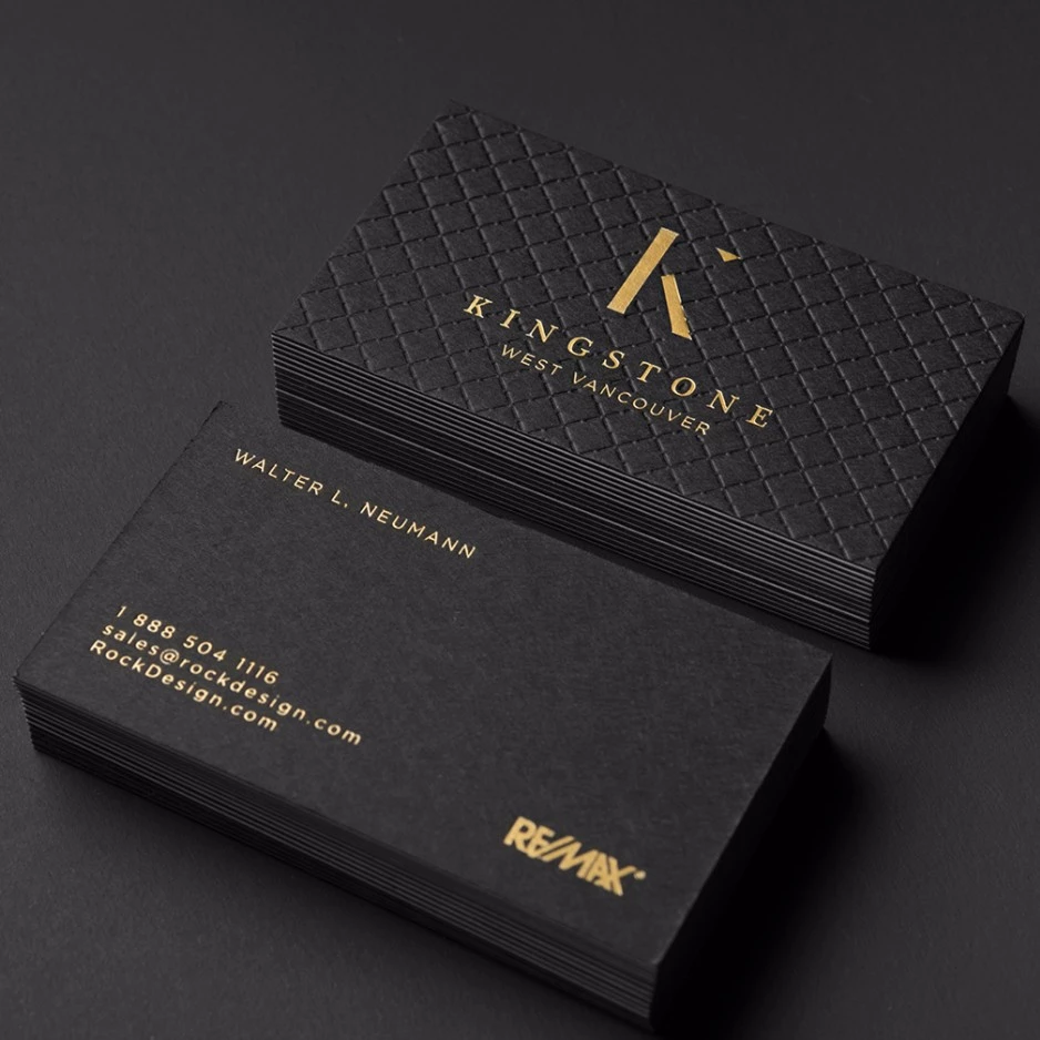 Custom business card with embossed number holographic overlay for high quality plain Pvc card printing