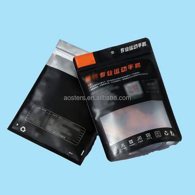 Customized Logo Aluminum Foil Zipper Ziplock Package Bags resealable ziplock bag zipper bag stand up pouch for food package