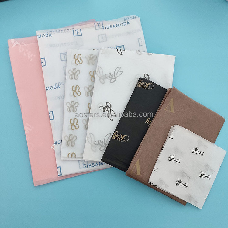 35/39g sandwich food packaging wax tissue paper custom gift wrapping tissue paper for clothes