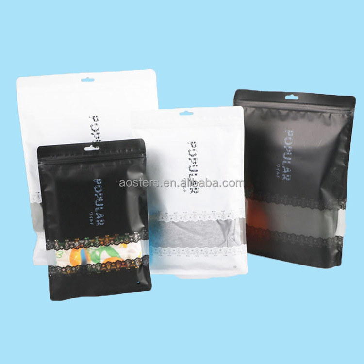 Customized Logo Aluminum Foil Zipper Ziplock Package Bags resealable ziplock bag zipper bag stand up pouch for food package