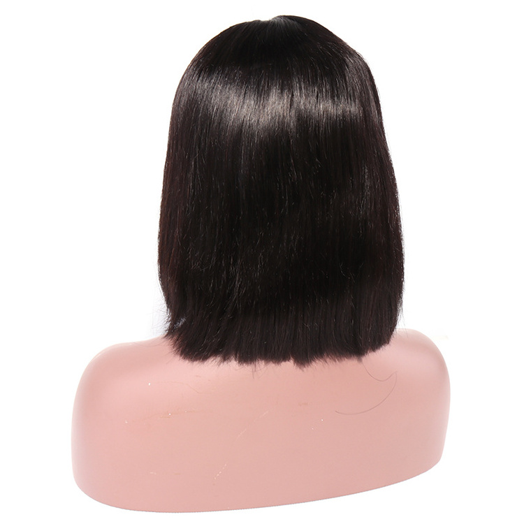 Aosun Wholesale With Baby Hair Virgin Short Bob Wigs For White Women, Brazilian Braided Lace Front Wig Short Human Hair