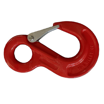 Factory direct sales G80 eye type slip hook ring eye lifting hook hook lifting chain rigging accessories