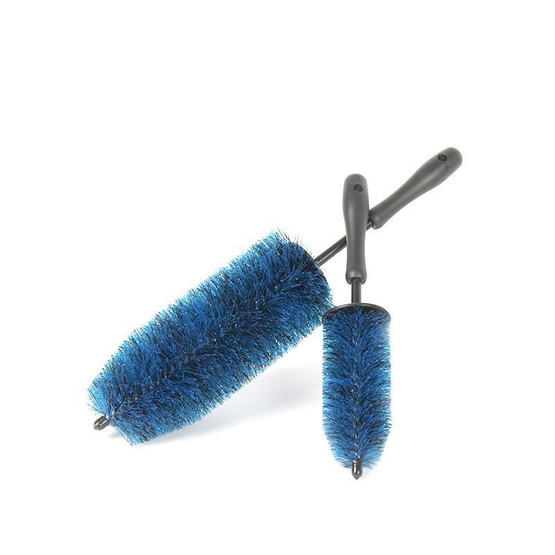 AUTO TIGER Blue Soft PP Bristles Car Detailing Wheel Tire Hub Brush For Car Detailing