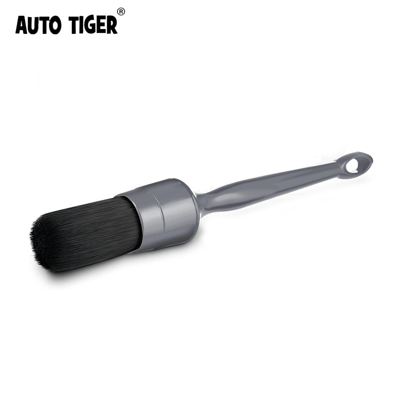 AUTO TIGER Car Detail Brush Kit  3 Pieces Synthetic Detail Brush, Clean Interior or Exterior  Wheels  Tires  Engine Compartment