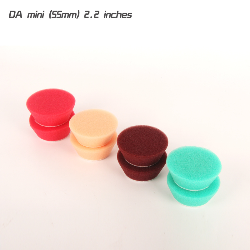 High quality 2 inch sponge buffing polishing pad for mini DA polisher