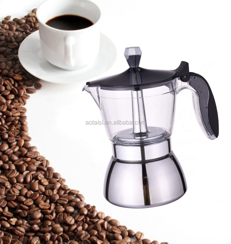 Custom portable commercial stainless steel espresso coffee machine automatic coffee maker