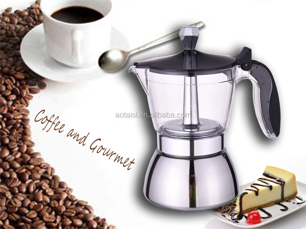 Custom portable commercial stainless steel espresso coffee machine automatic coffee maker