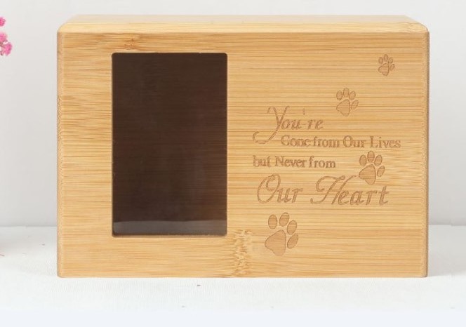 Hot Sale Funeral Supply Pet Human Ashes Wooden Cremation Urn Cinerary Casket Animal Urn